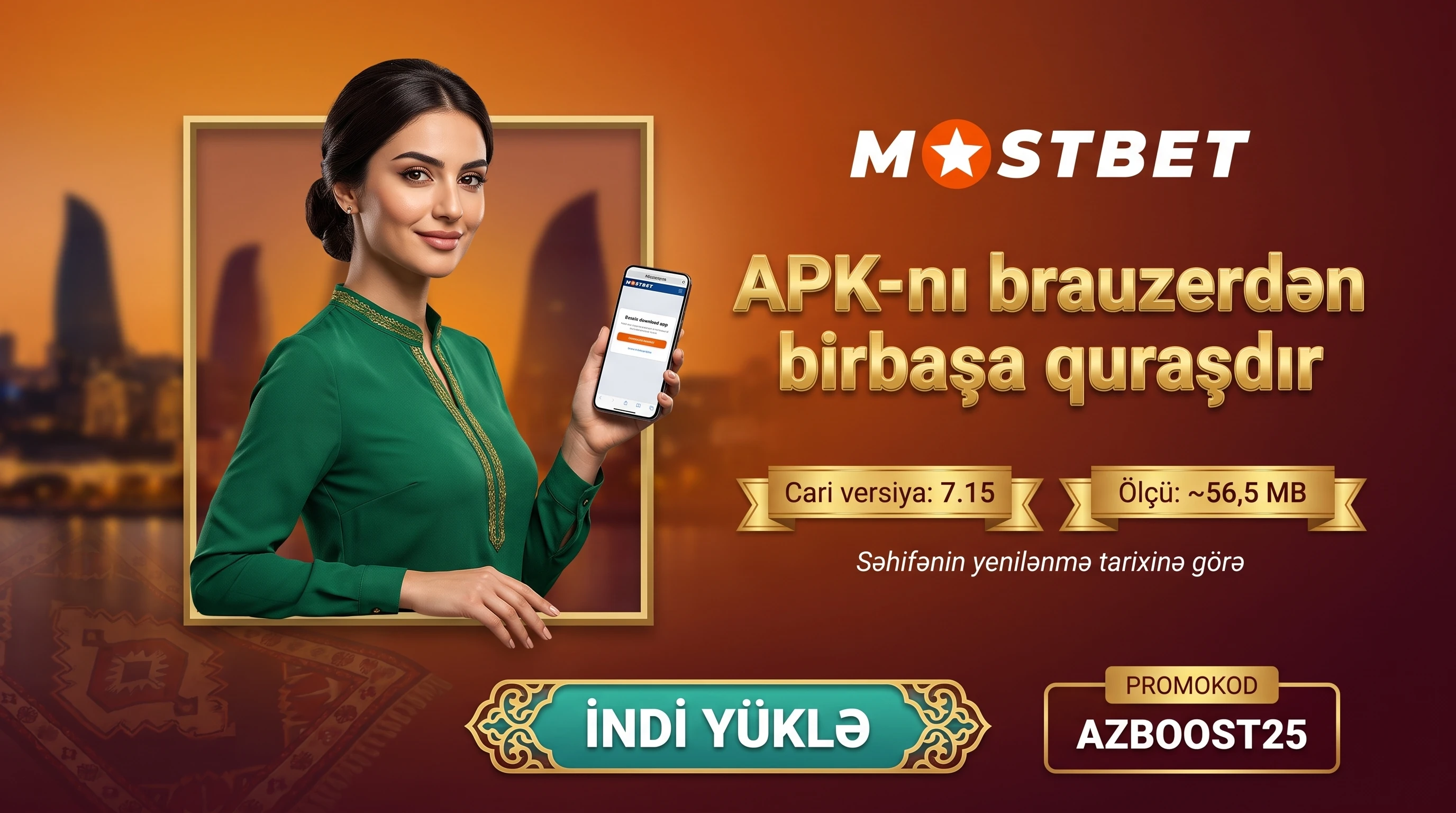 Brauzer olmadan: Android üçün Mostbet APK quraşdırılması
