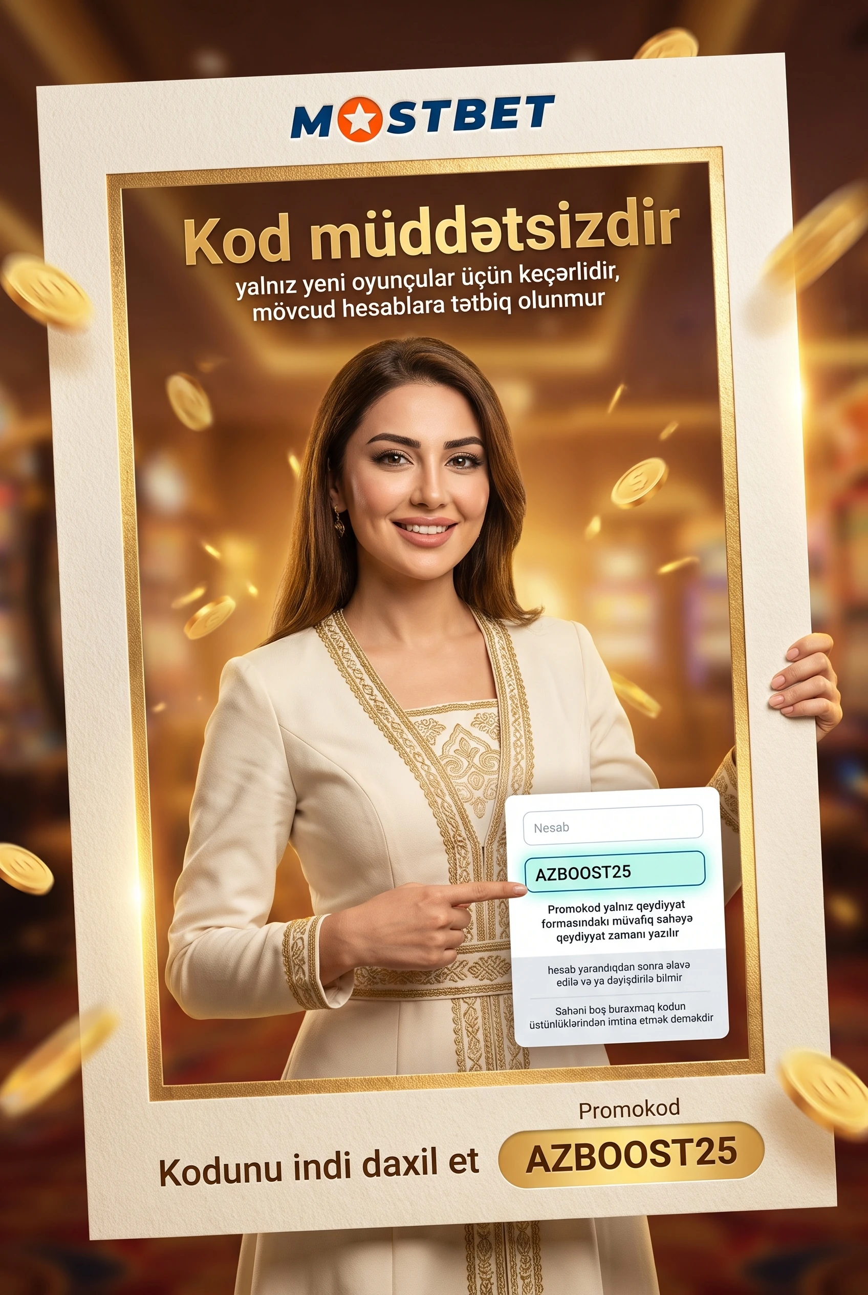 Promokodu sonradan profilə əlavə etmək olurmu?