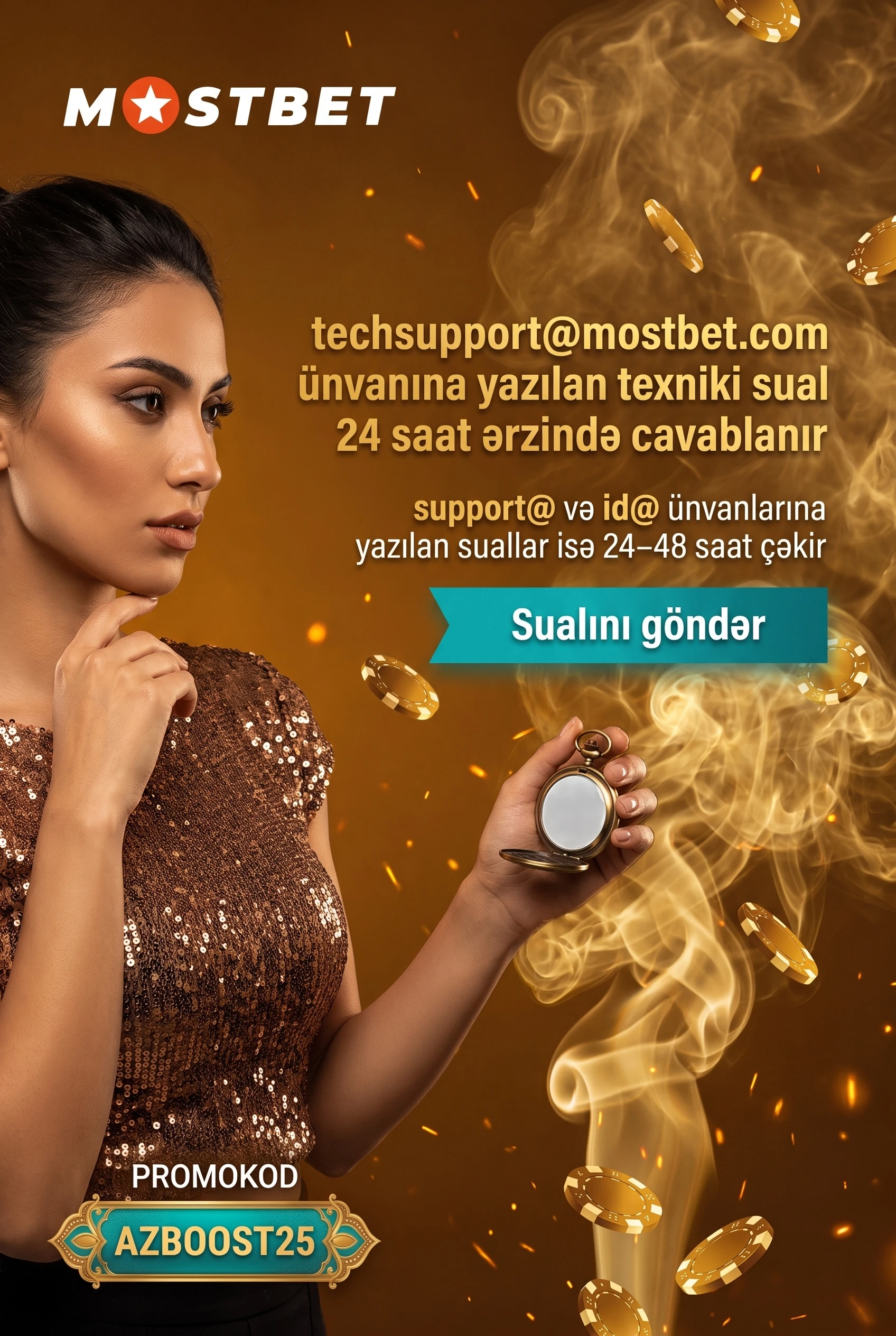 E-poçt cavab müddətləri: 24 saat və 24–48 saat