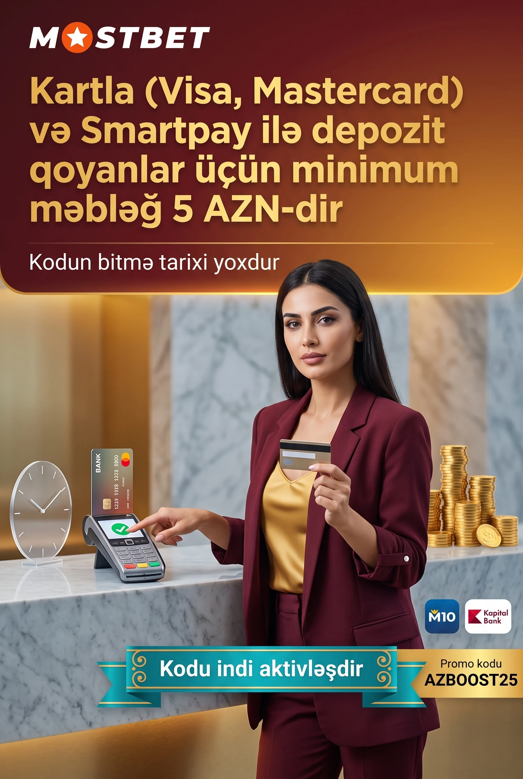 Müddətsiz kod, yalnız yeni hesab üçün