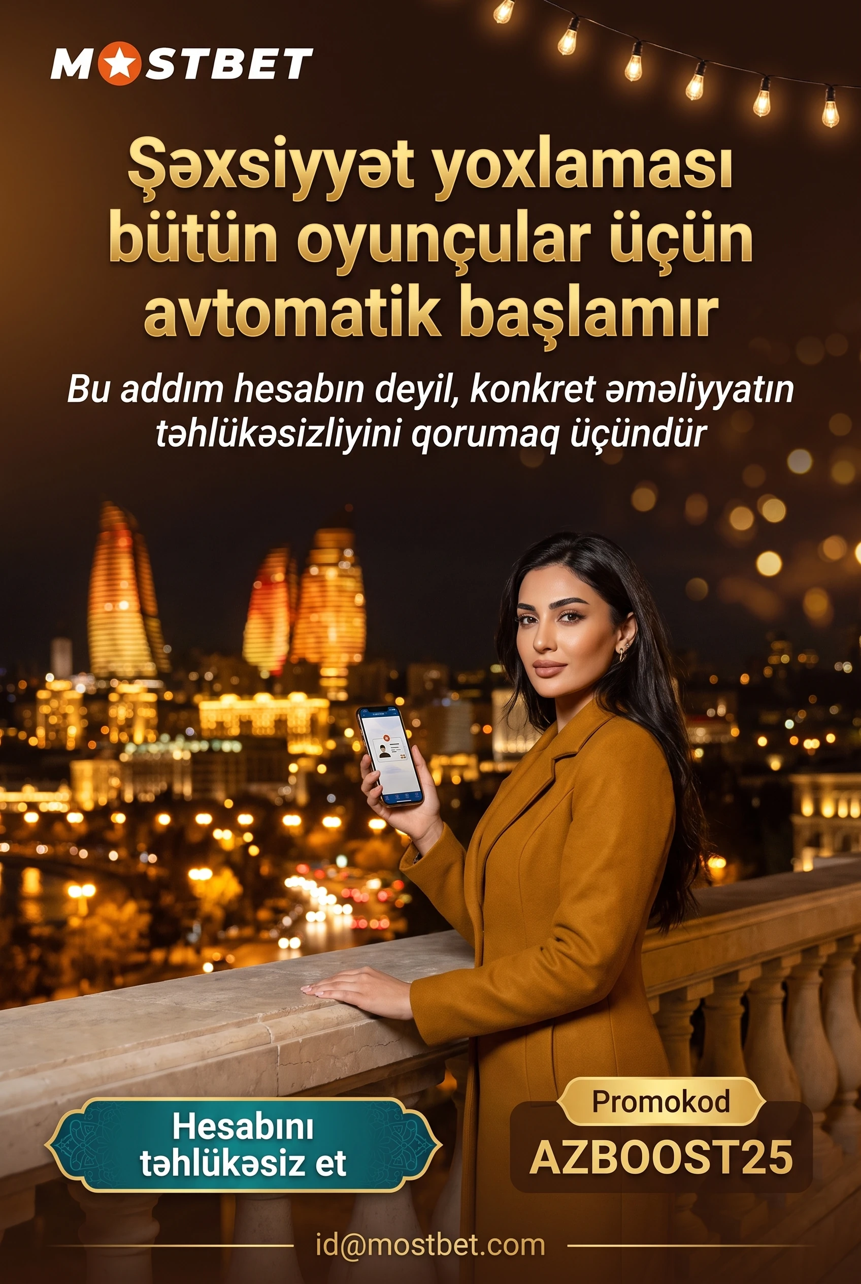 Operatorun əlavə şəxsiyyət verifikasiyası sorğusu
